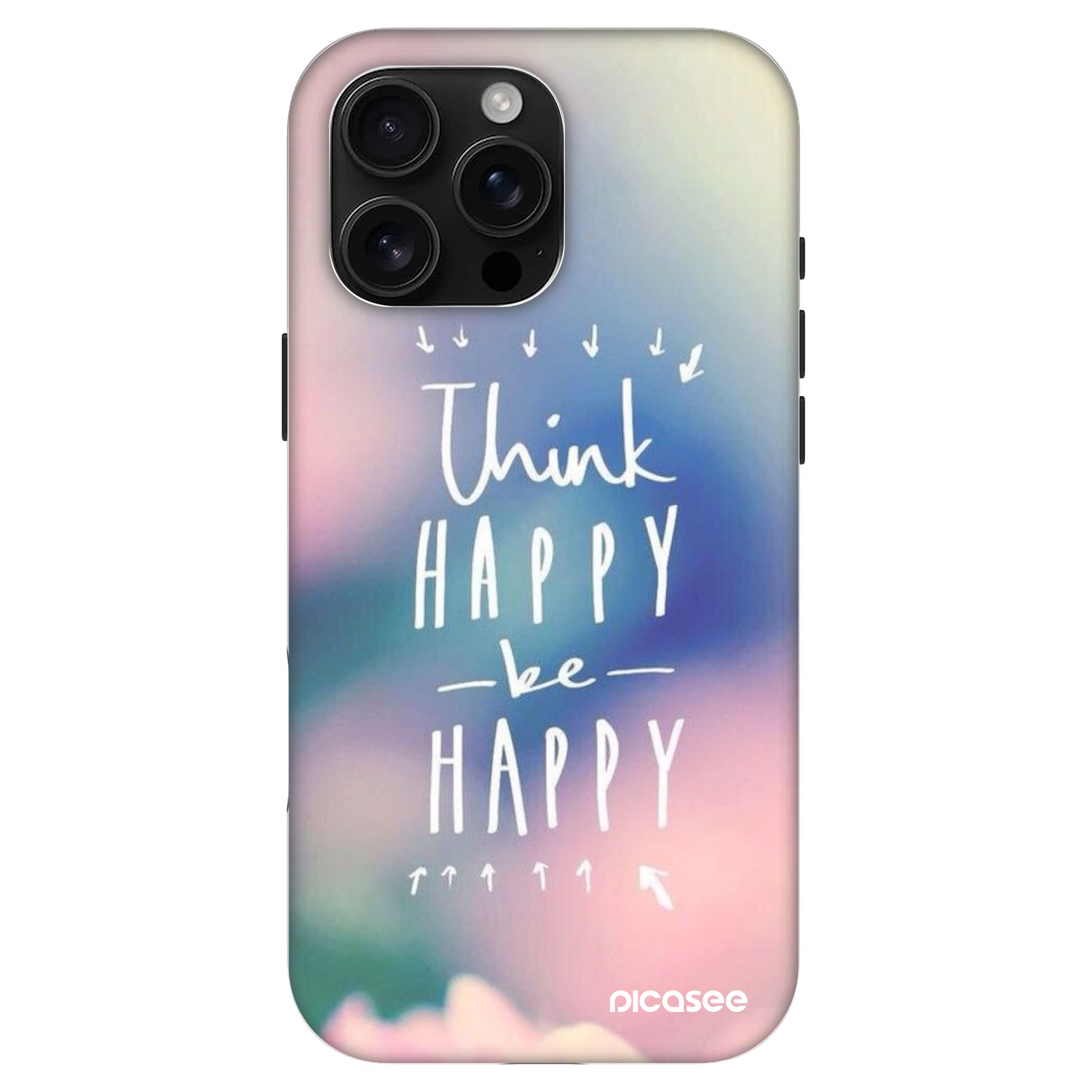Picasee Fashion Case MagSafe za Apple iPhone 16 Pro Max - Think happy be happy