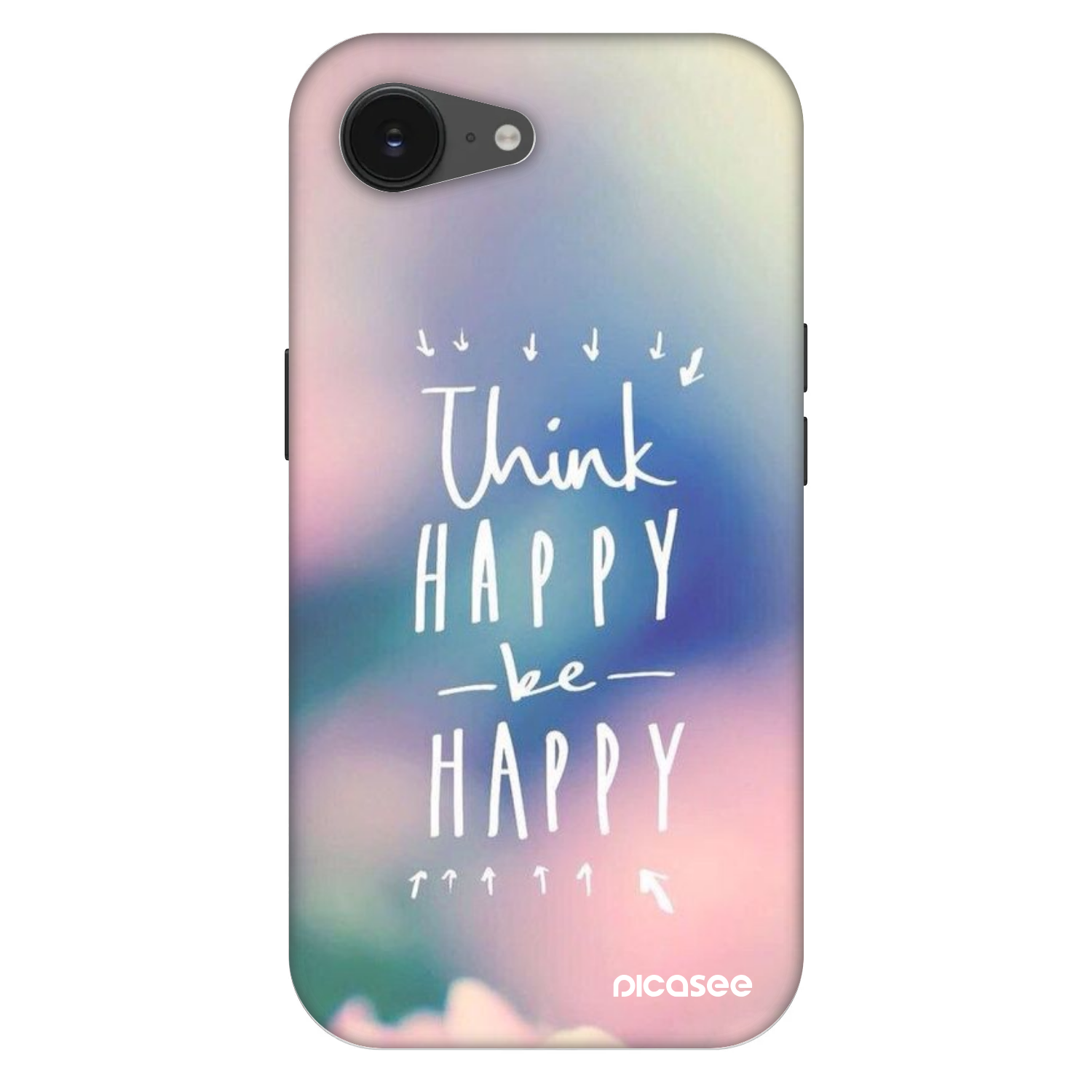 Picasee Fashion Case MagSafe za Apple iPhone 16e - Think happy be happy