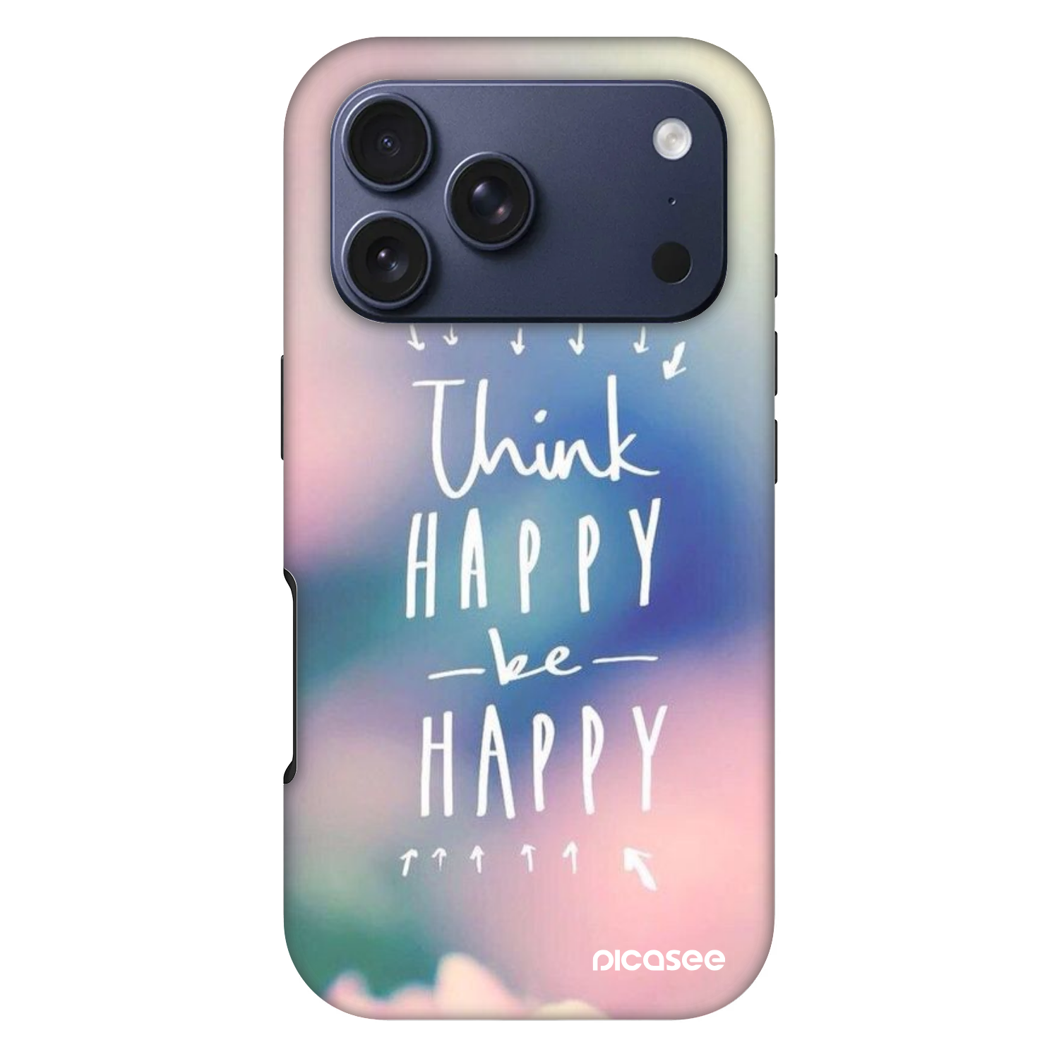 Picasee Fashion Case MagSafe za Apple iPhone 17 Pro - Think happy be happy
