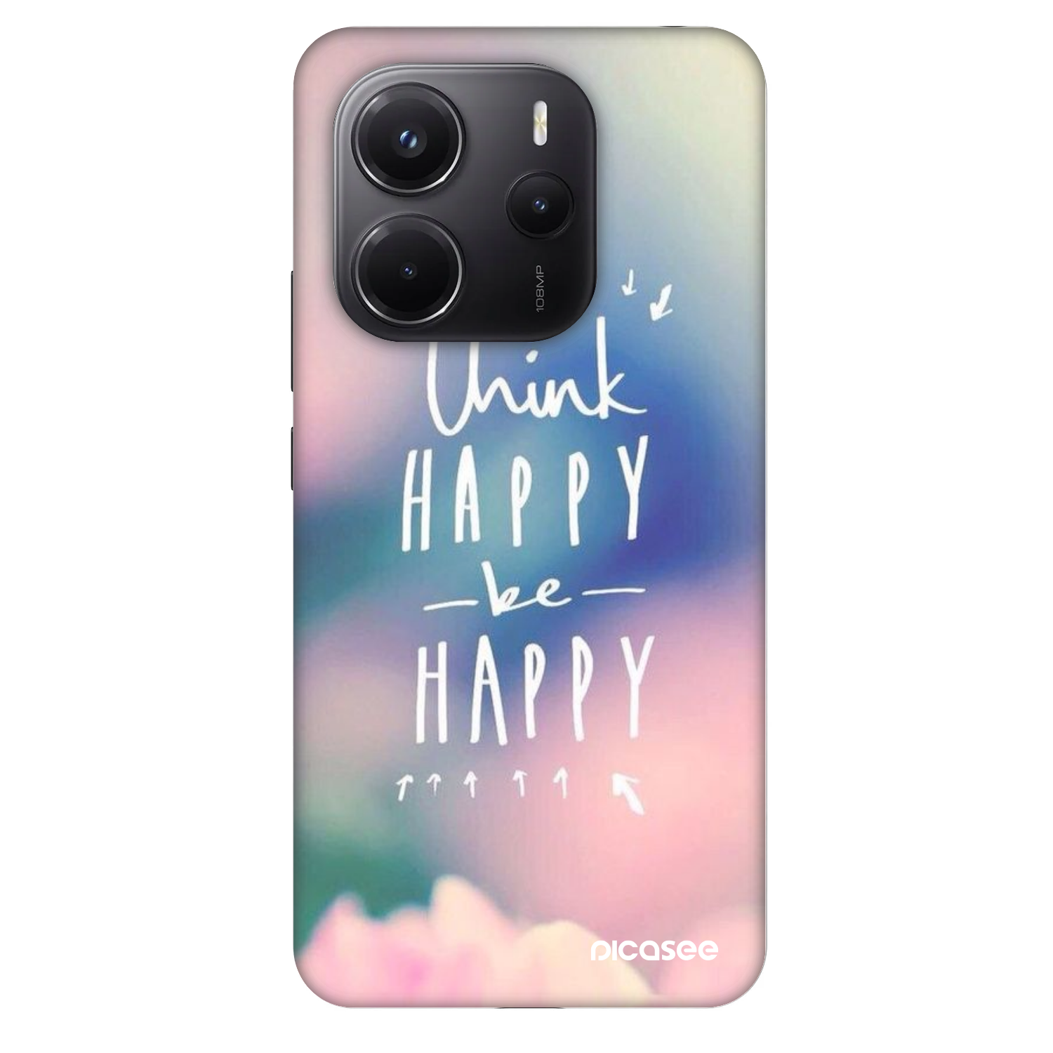 Picasee Fashion Case za Xiaomi Redmi Note 14 4G - Think happy be happy