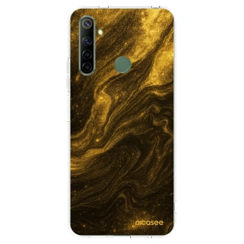 Picasee silikonska prozirna maskica za Realme 6i - Black