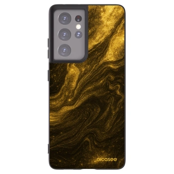 Picasee crna silikonska maskica za Samsung Galaxy S21 Ultra 5G G998B - Black