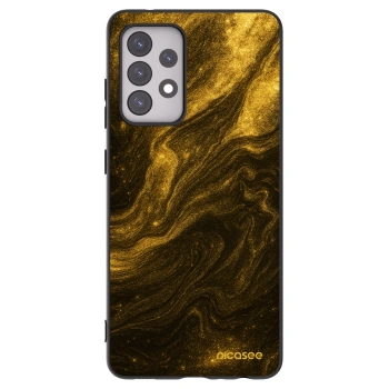 Picasee crna silikonska maskica za Samsung Galaxy A52 5G A525F - Black