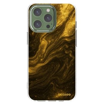 Picasee silikonska prozirna maskica za Apple iPhone 13 Pro - Black