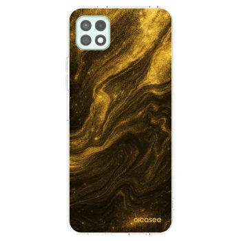 Picasee silikonska prozirna maskica za Samsung Galaxy A22 A226B 5G - Black