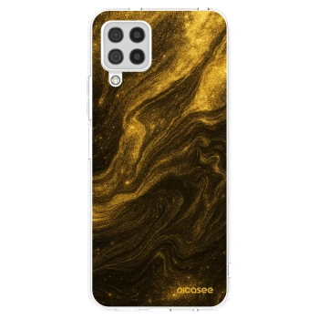 Picasee silikonska prozirna maskica za Samsung Galaxy A22 A225F 4G - Black