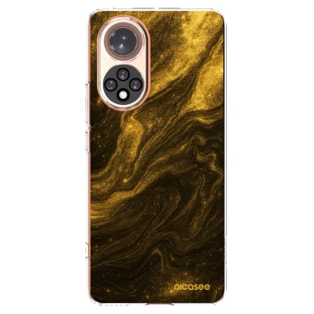 Picasee silikonska prozirna maskica za Honor 50 5G - Black