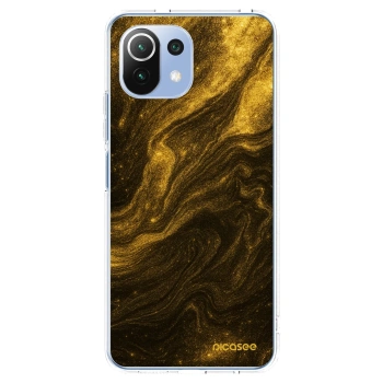 Picasee silikonska prozirna maskica za Xiaomi 11 Lite 5G NE - Black
