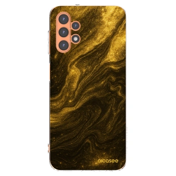 Picasee silikonska prozirna maskica za Samsung Galaxy A13 4G A135 - Black