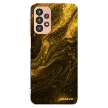 Picasee silikonska prozirna maskica za Samsung Galaxy A23 A236B 5G - Black