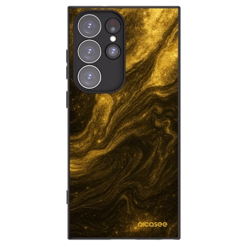 Picasee crna silikonska maskica za Samsung Galaxy S23 Ultra 5G - Black