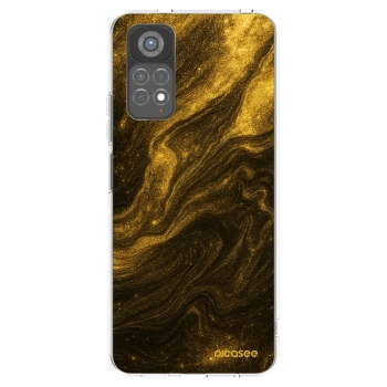 Picasee silikonska prozirna maskica za Xiaomi Redmi Note 11S 5G - Black