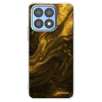 Picasee silikonska prozirna maskica za Honor X8a - Black