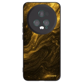 Picasee crna silikonska maskica za Honor Magic5 Pro - Black