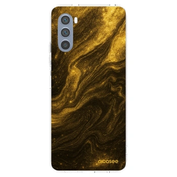 Picasee silikonska prozirna maskica za Motorola Moto G62 - Black