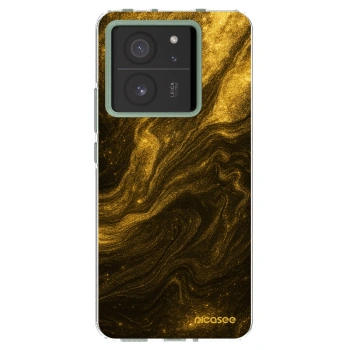 Picasee silikonska prozirna maskica za Xiaomi 13T - Black