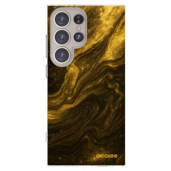 Picasee silikonska prozirna maskica za Samsung Galaxy S24 Ultra S928B 5G - Black