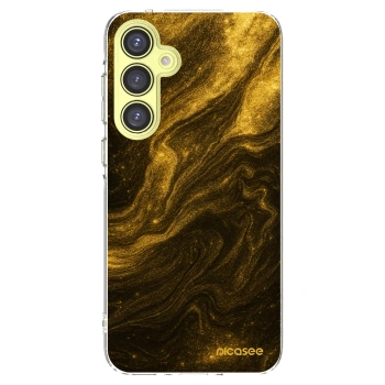 Picasee silikonska prozirna maskica za Samsung Galaxy A35 5G A356B - Black