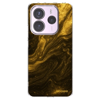 Picasee silikonska prozirna maskica za Xiaomi Redmi Note 14 5G - Black
