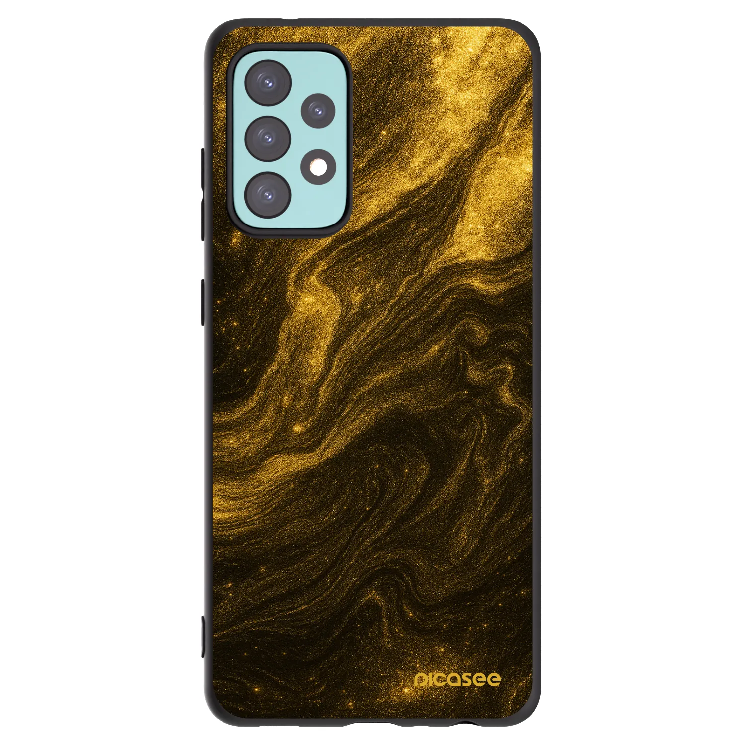 Picasee crna silikonska maskica za Samsung Galaxy A72 A725F - Black