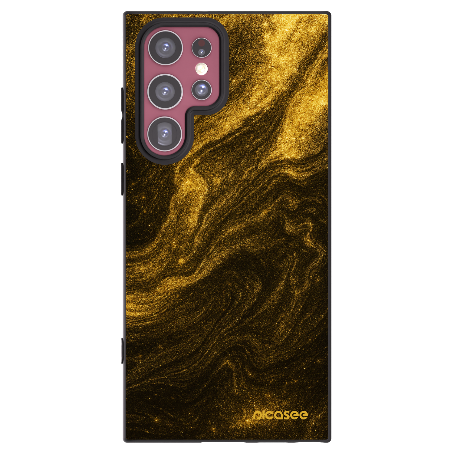 Picasee crna silikonska maskica za Samsung Galaxy S22 Ultra 5G - Black