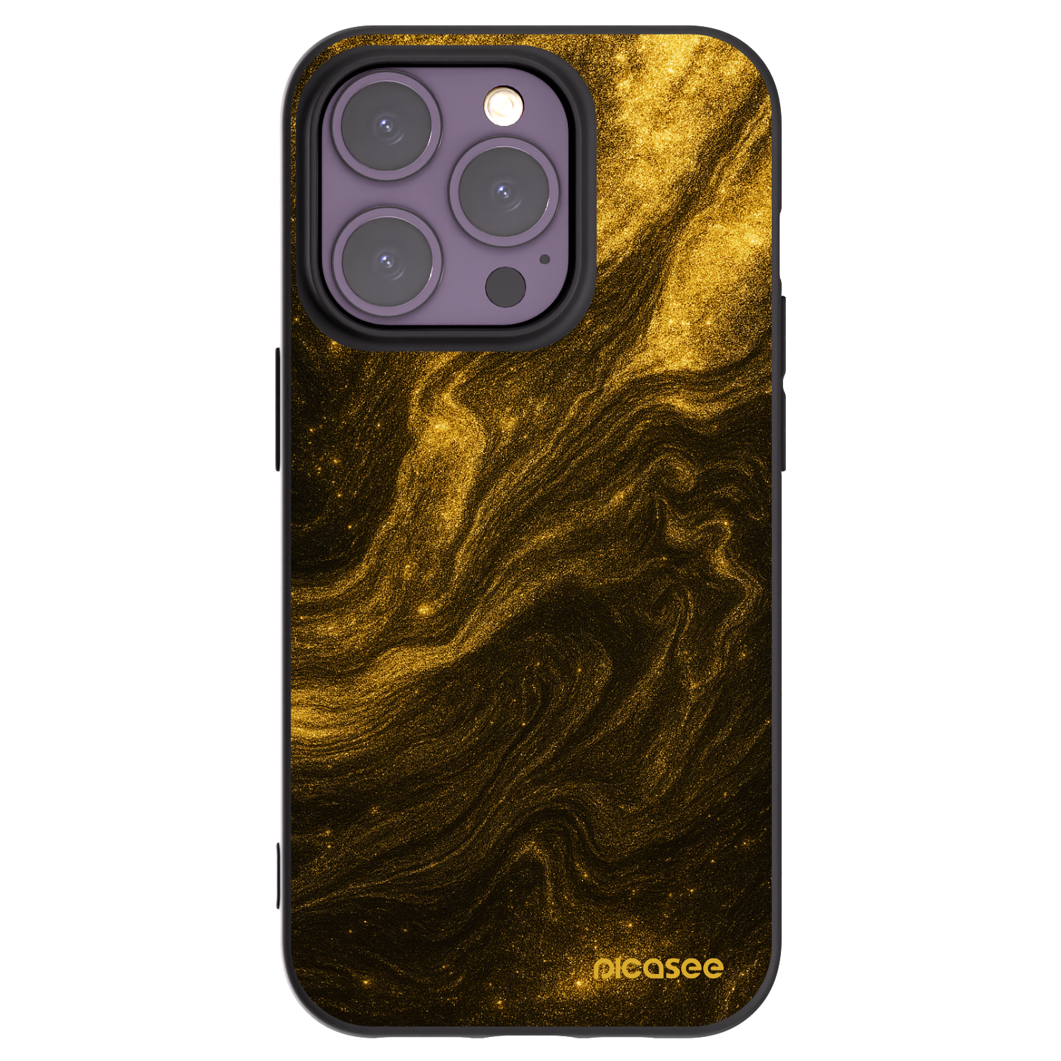 Picasee crna silikonska maskica za Apple iPhone 14 Pro - Black