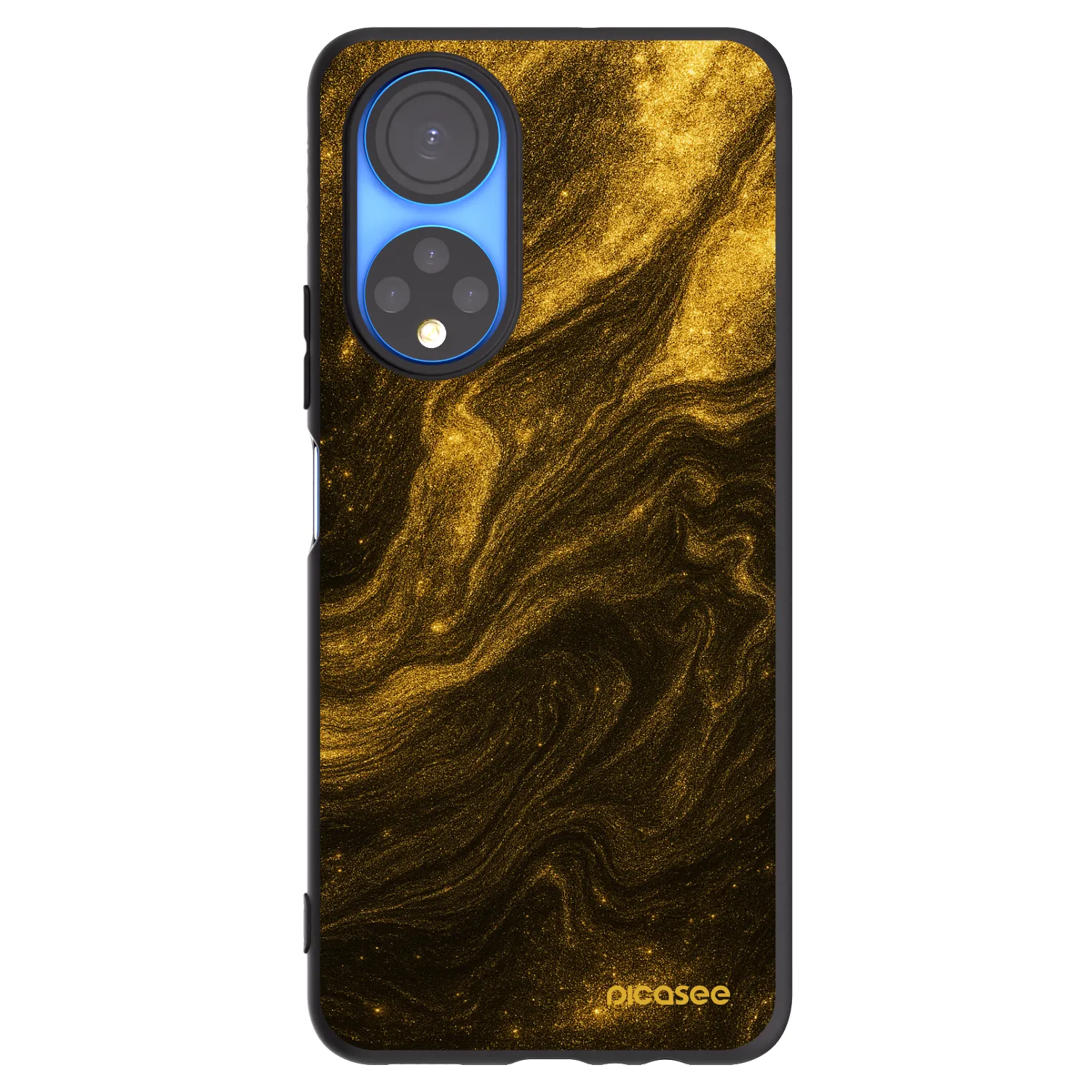 Picasee crna silikonska maskica za Honor X7 - Black
