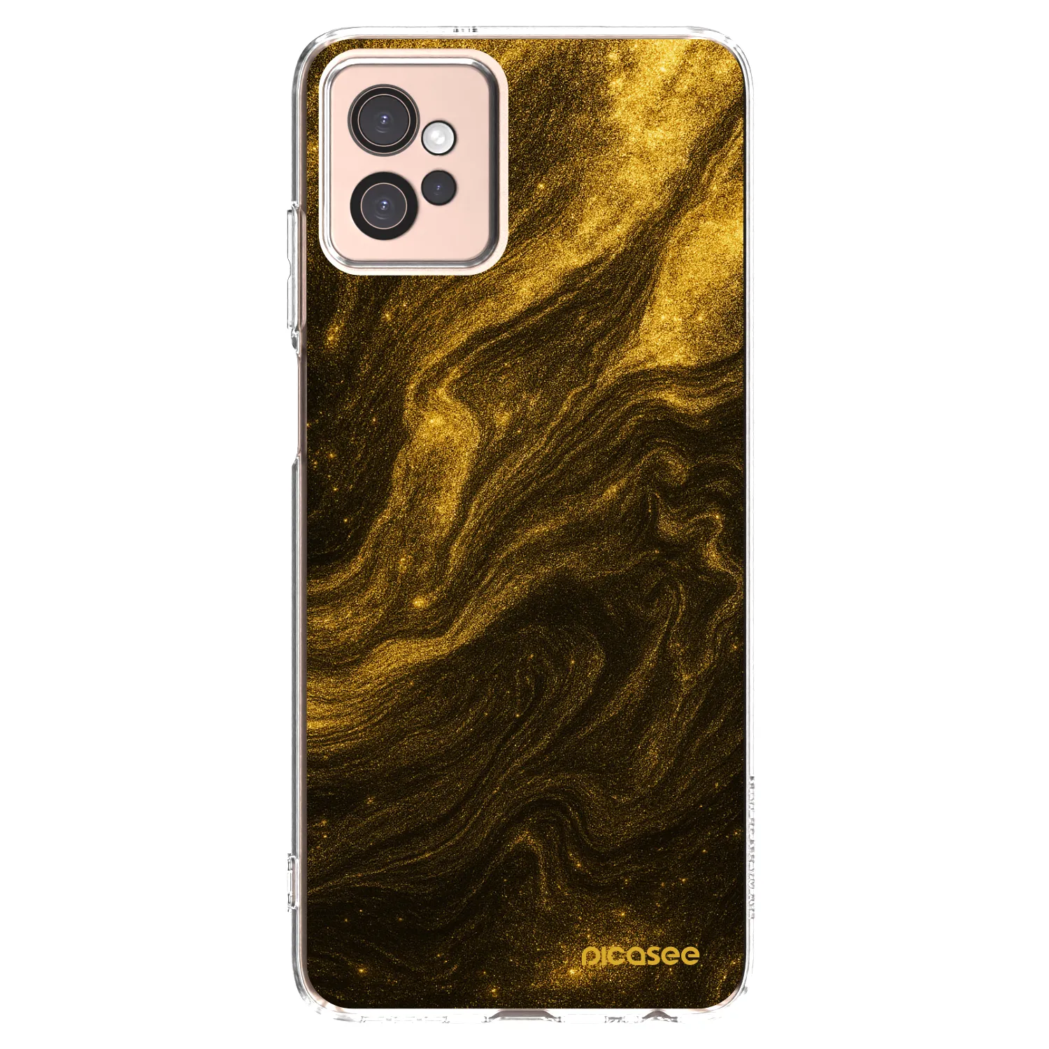 Picasee silikonska prozirna maskica za Motorola Moto G32 - Black