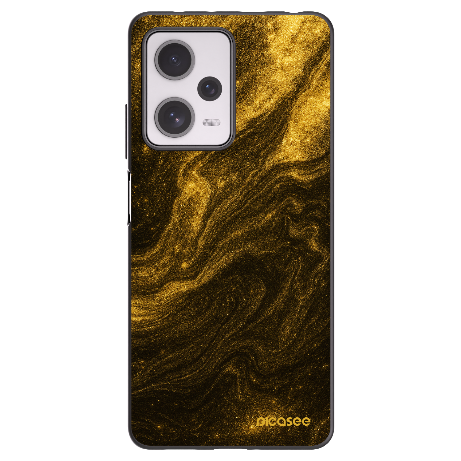 Picasee crna silikonska maskica za Xiaomi Redmi Note 12 Pro+ 5G - Black