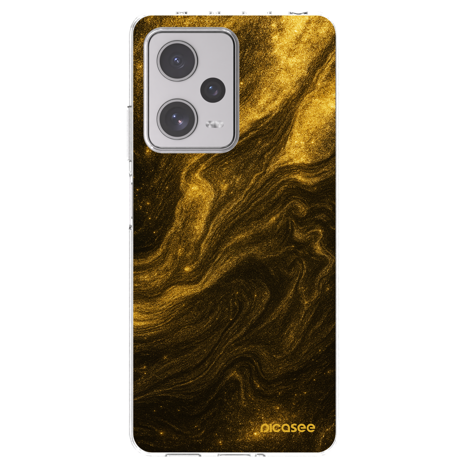 Picasee silikonska prozirna maskica za Xiaomi Redmi Note 12 Pro+ 5G - Black