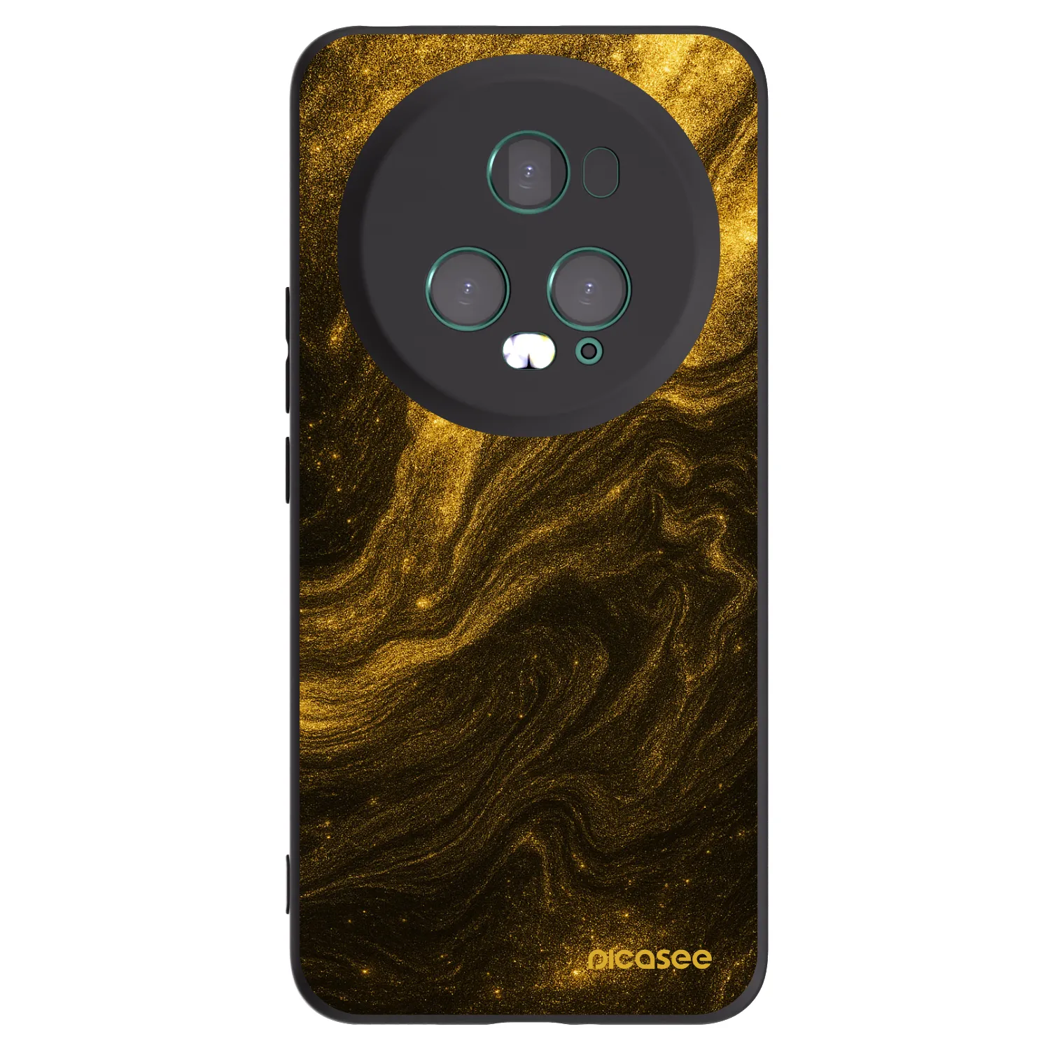 Picasee crna silikonska maskica za Honor Magic5 Pro - Black