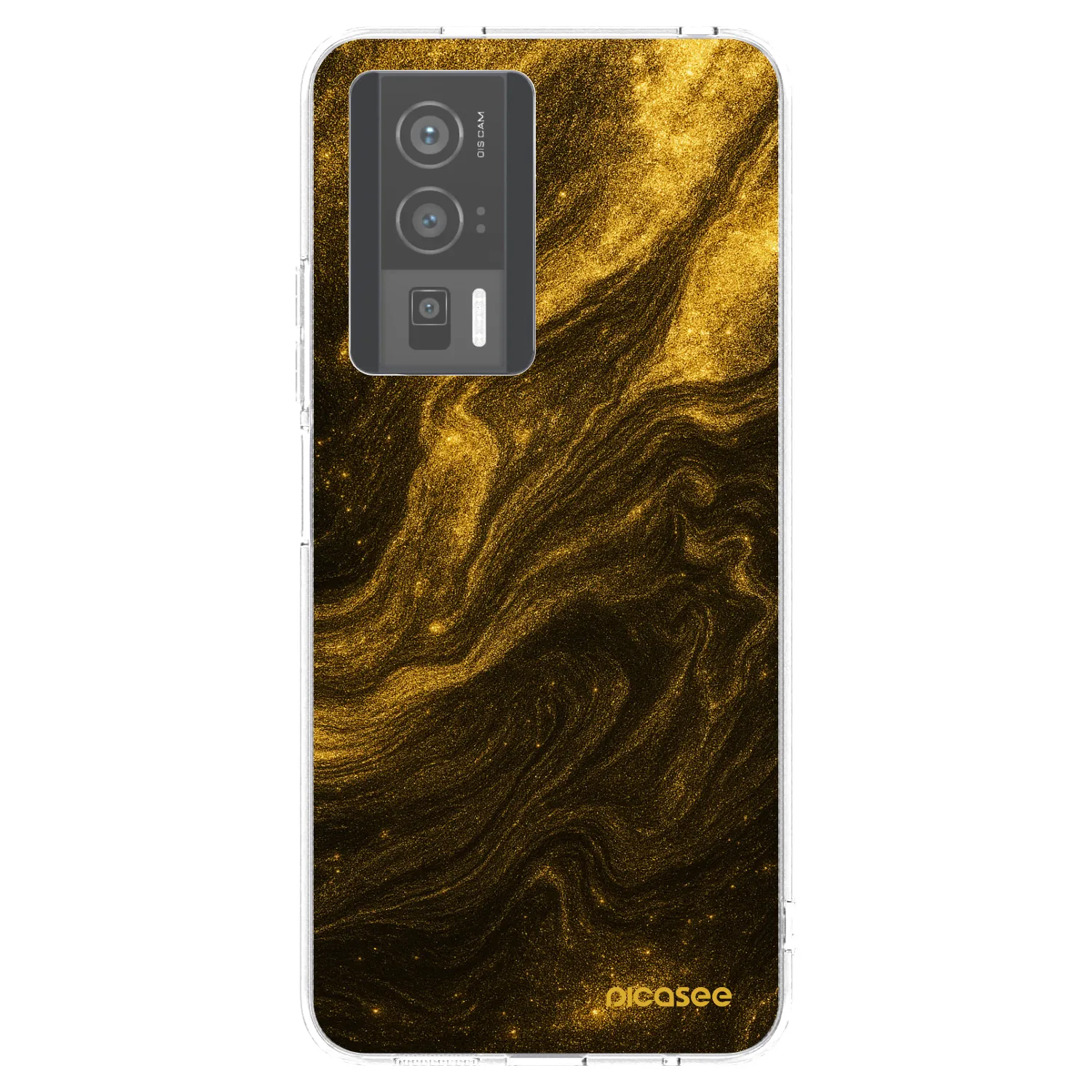 Picasee silikonska prozirna maskica za Xiaomi Poco F5 Pro 5G - Black