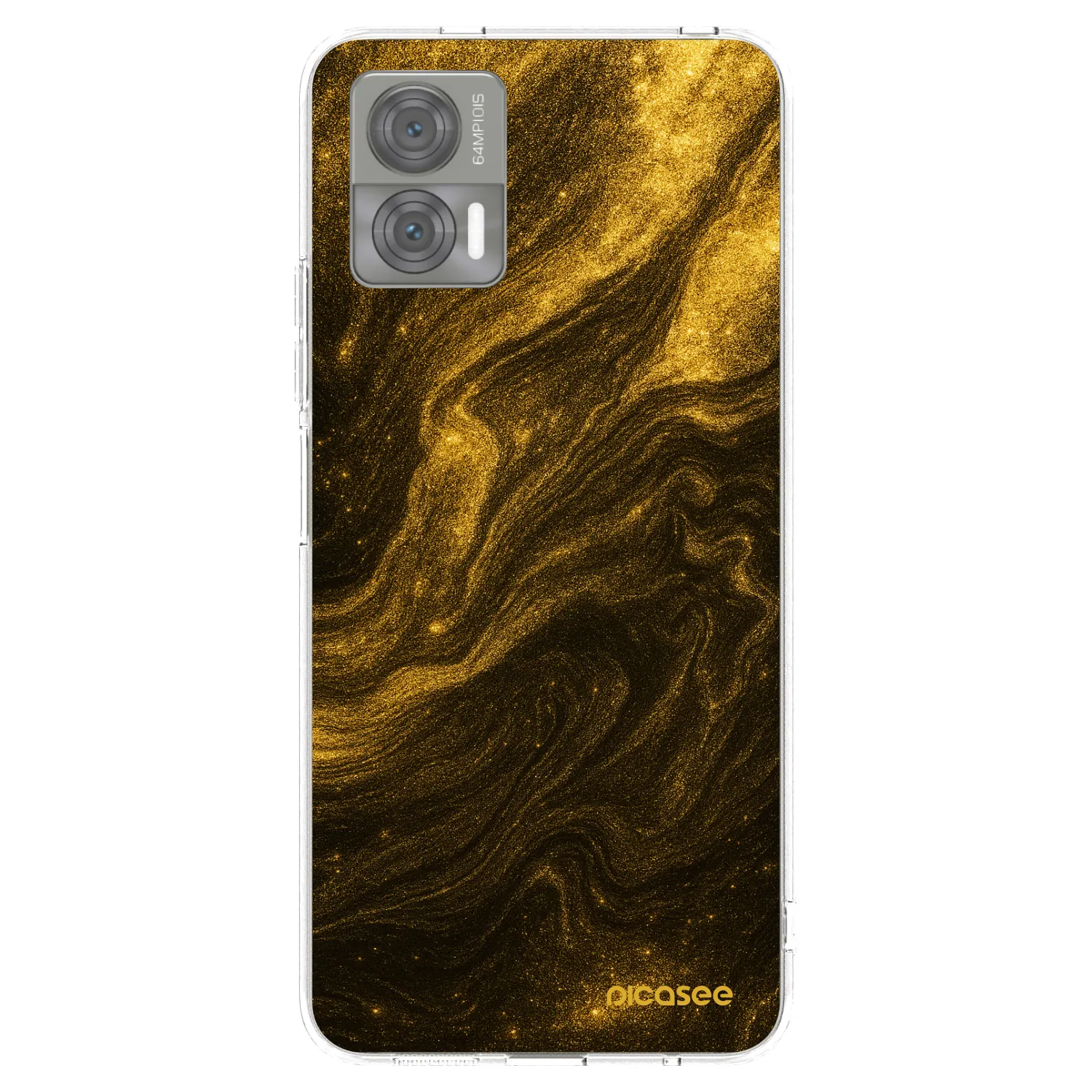Picasee silikonska prozirna maskica za Motorola Edge 30 Neo - Black