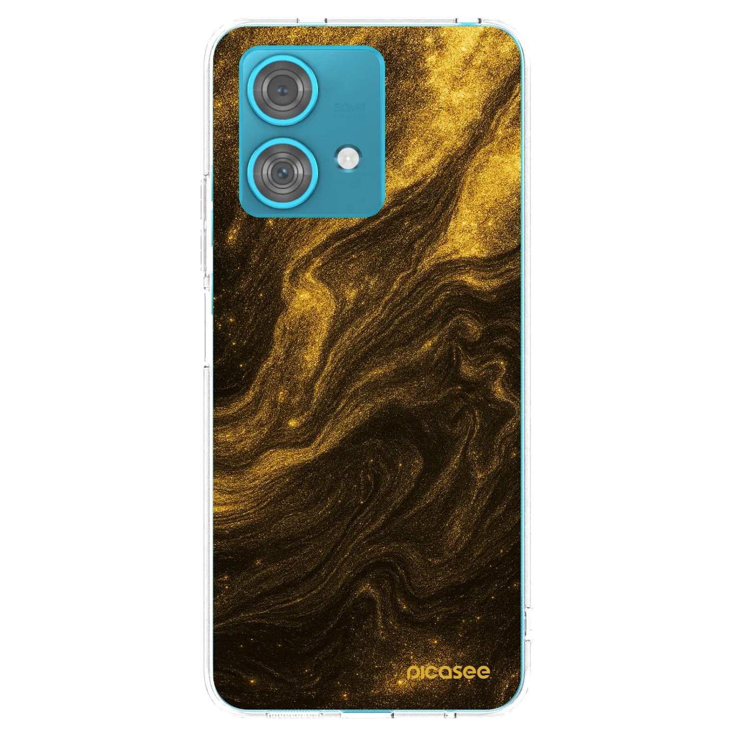 Picasee silikonska prozirna maskica za Motorola Edge 40 Neo - Black