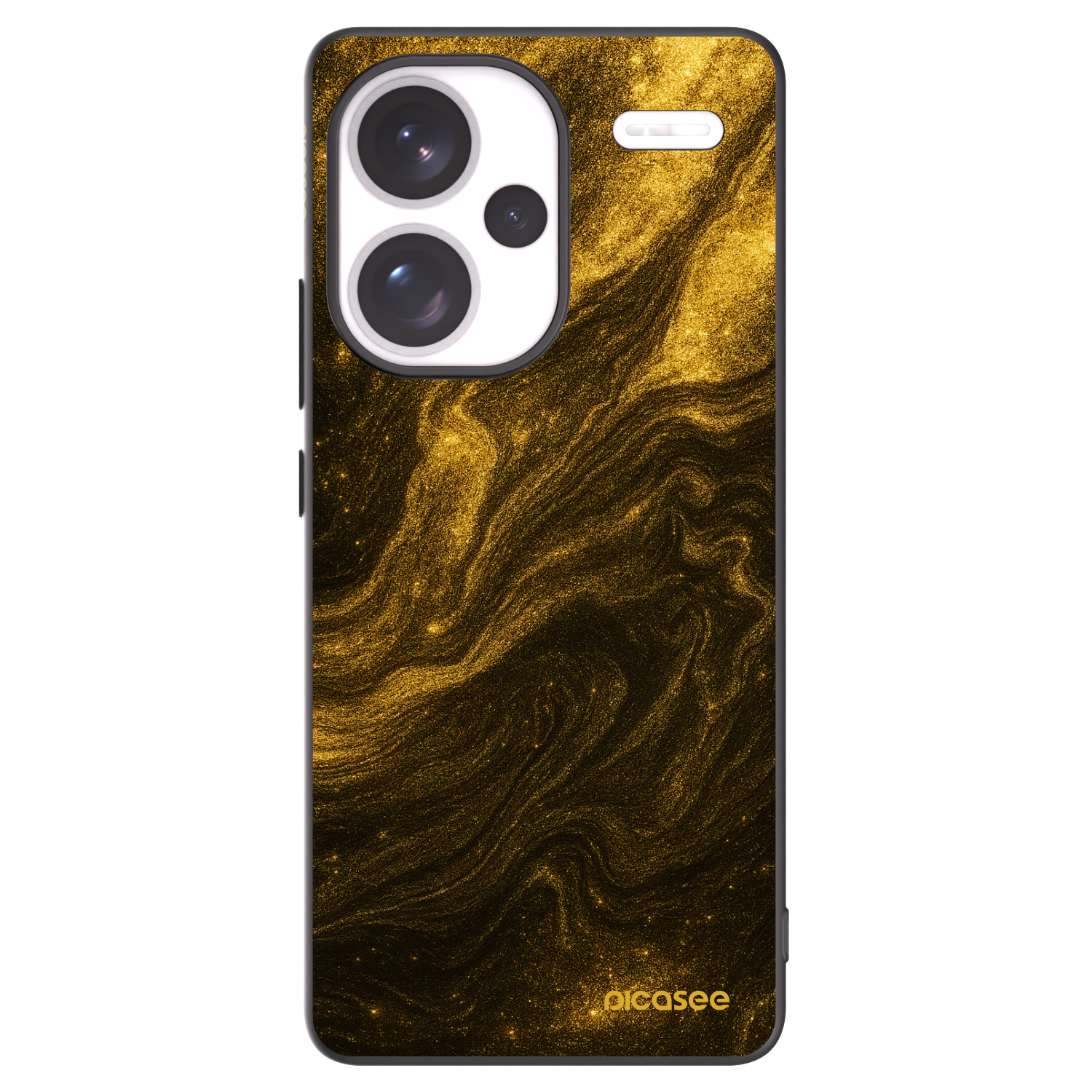 Picasee crna silikonska maskica za Xiaomi Redmi Note 13 Pro+ 5G - Black