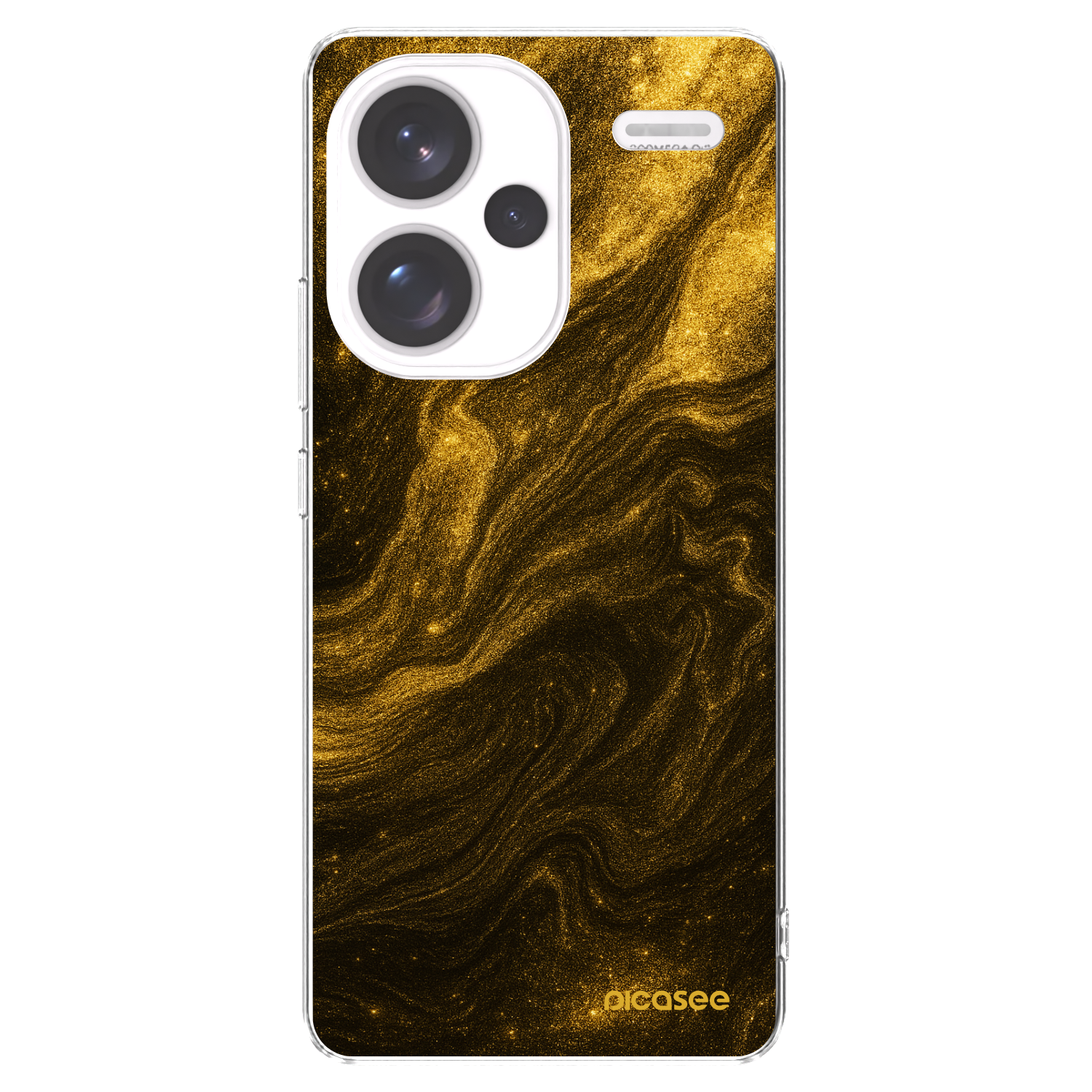 Picasee silikonska prozirna maskica za Xiaomi Redmi Note 13 Pro+ 5G - Black