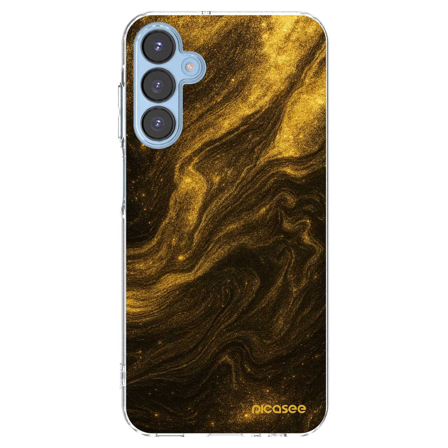 Picasee silikonska prozirna maskica za Samsung Galaxy A15 A156B 5G - Black