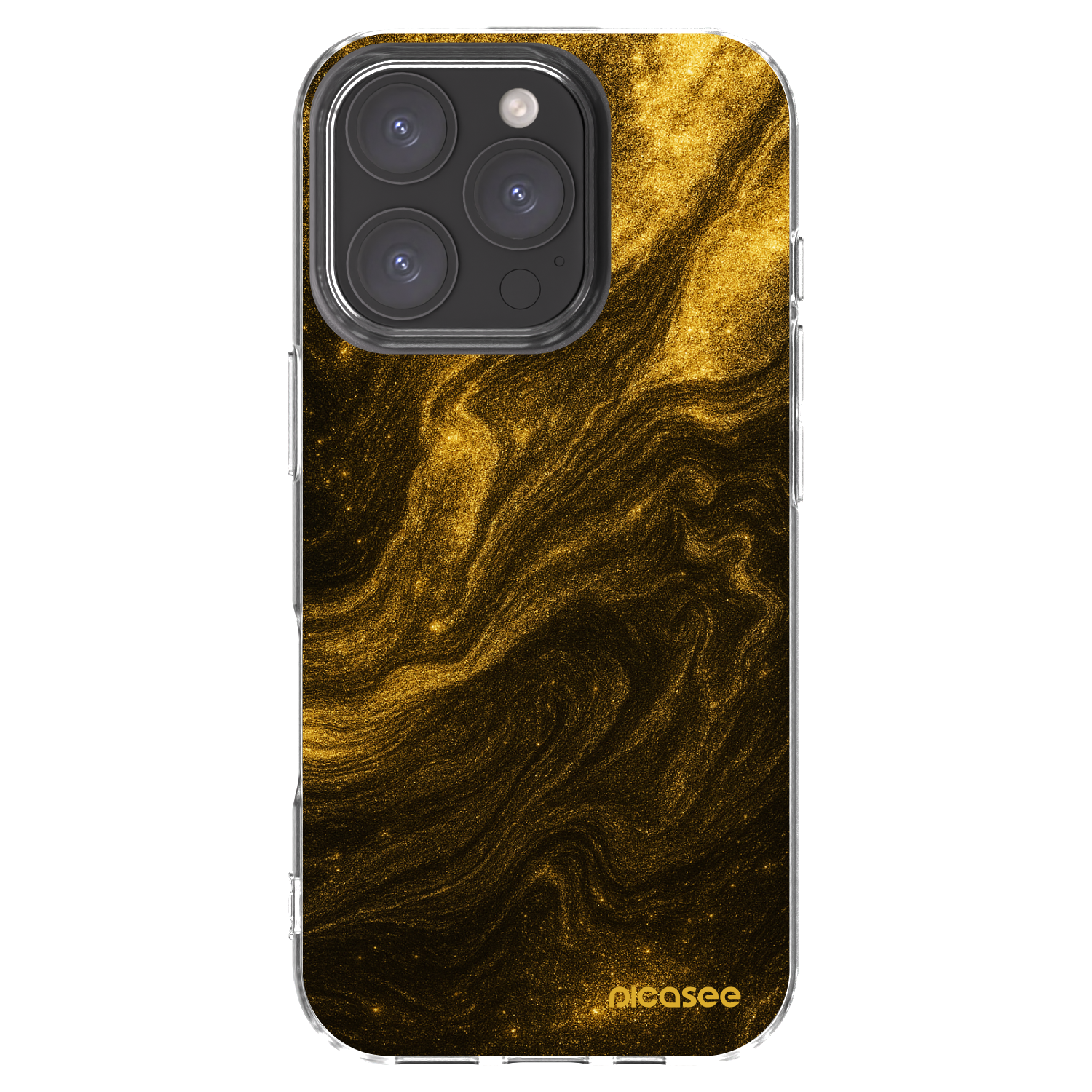 Picasee silikonska prozirna maskica za Apple iPhone 16 Pro - Black