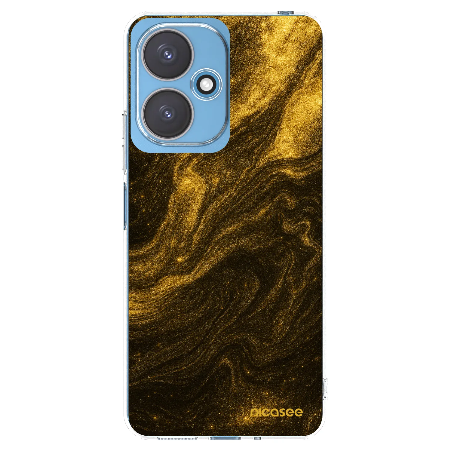 Picasee silikonska prozirna maskica za Xiaomi Redmi 13C 5G - Black