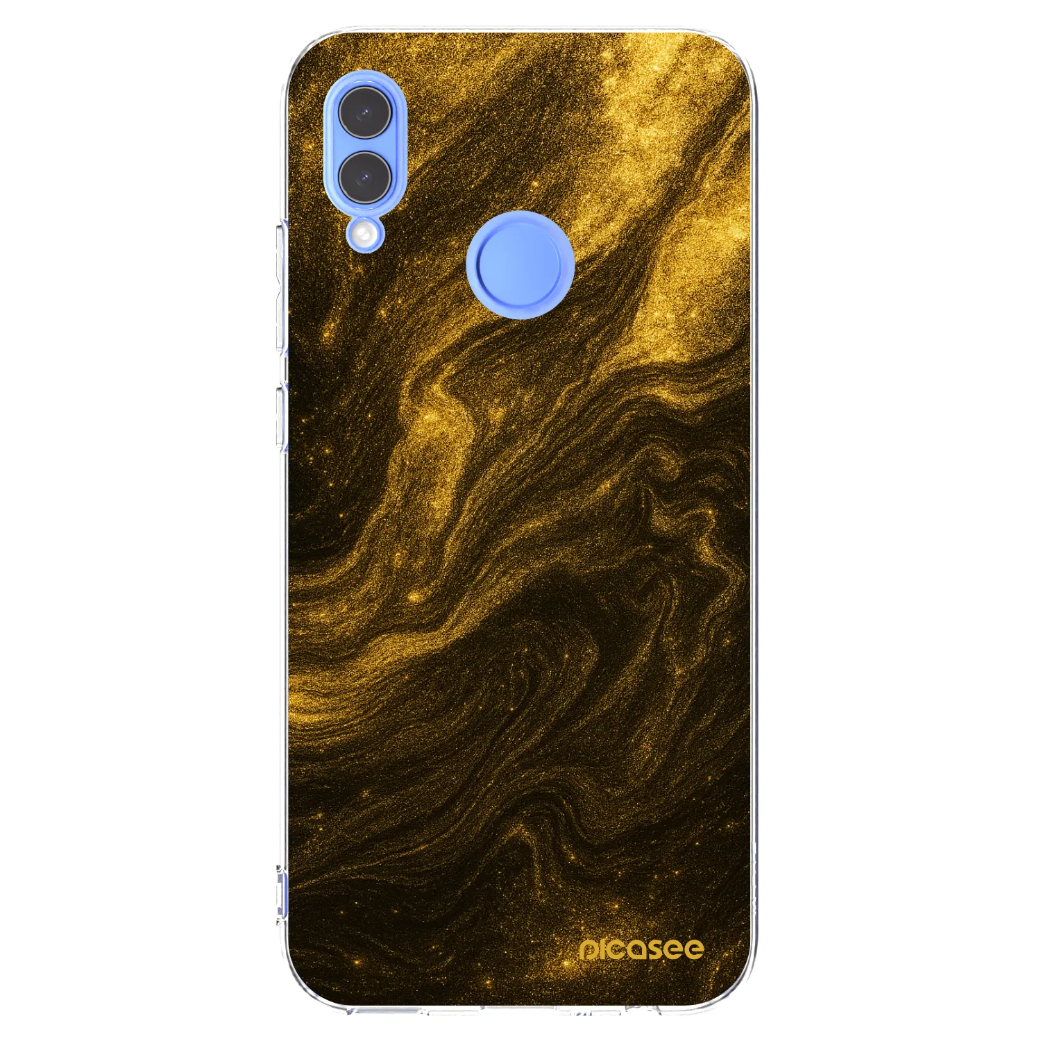Picasee silikonska prozirna maskica za Huawei P Smart 2019 - Black