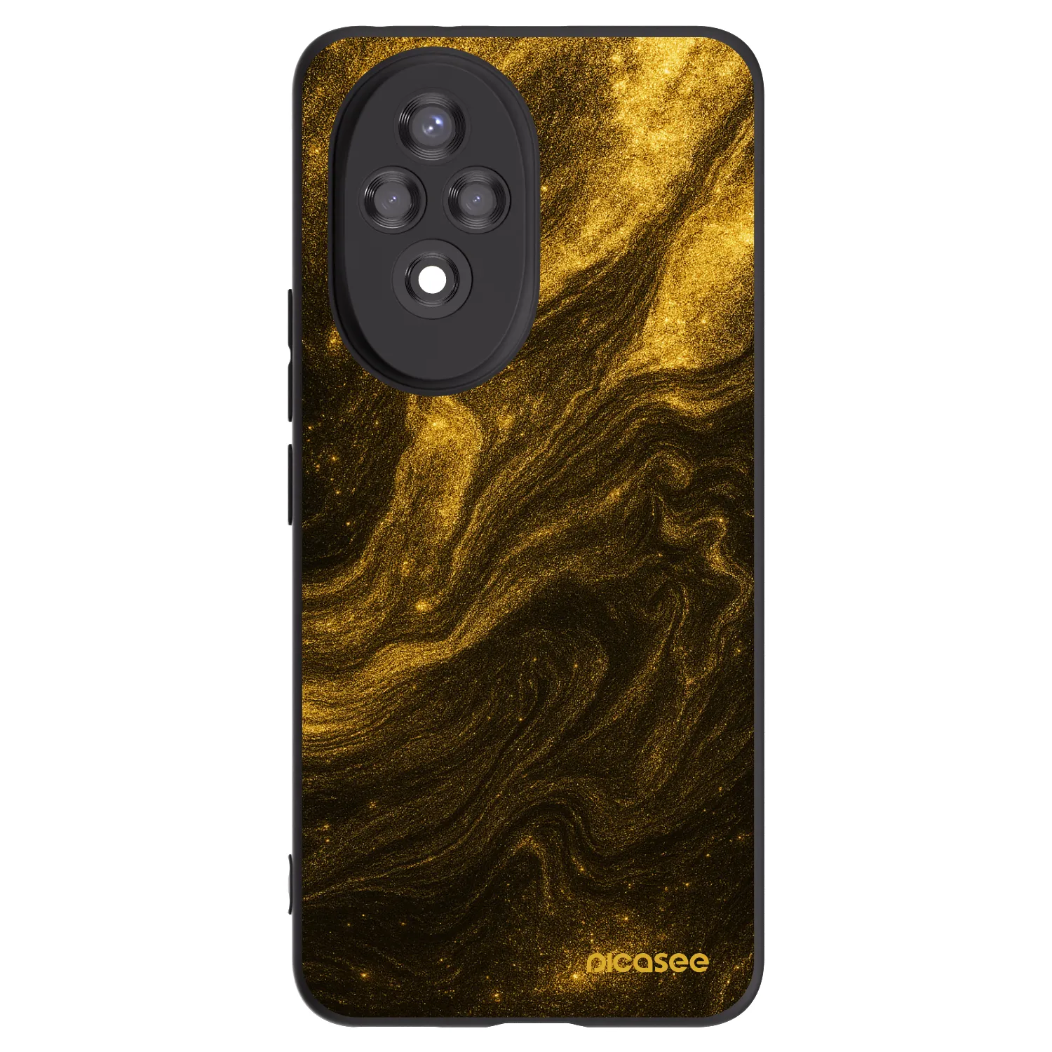 Picasee crna silikonska maskica za Honor 200 Pro 5G - Black