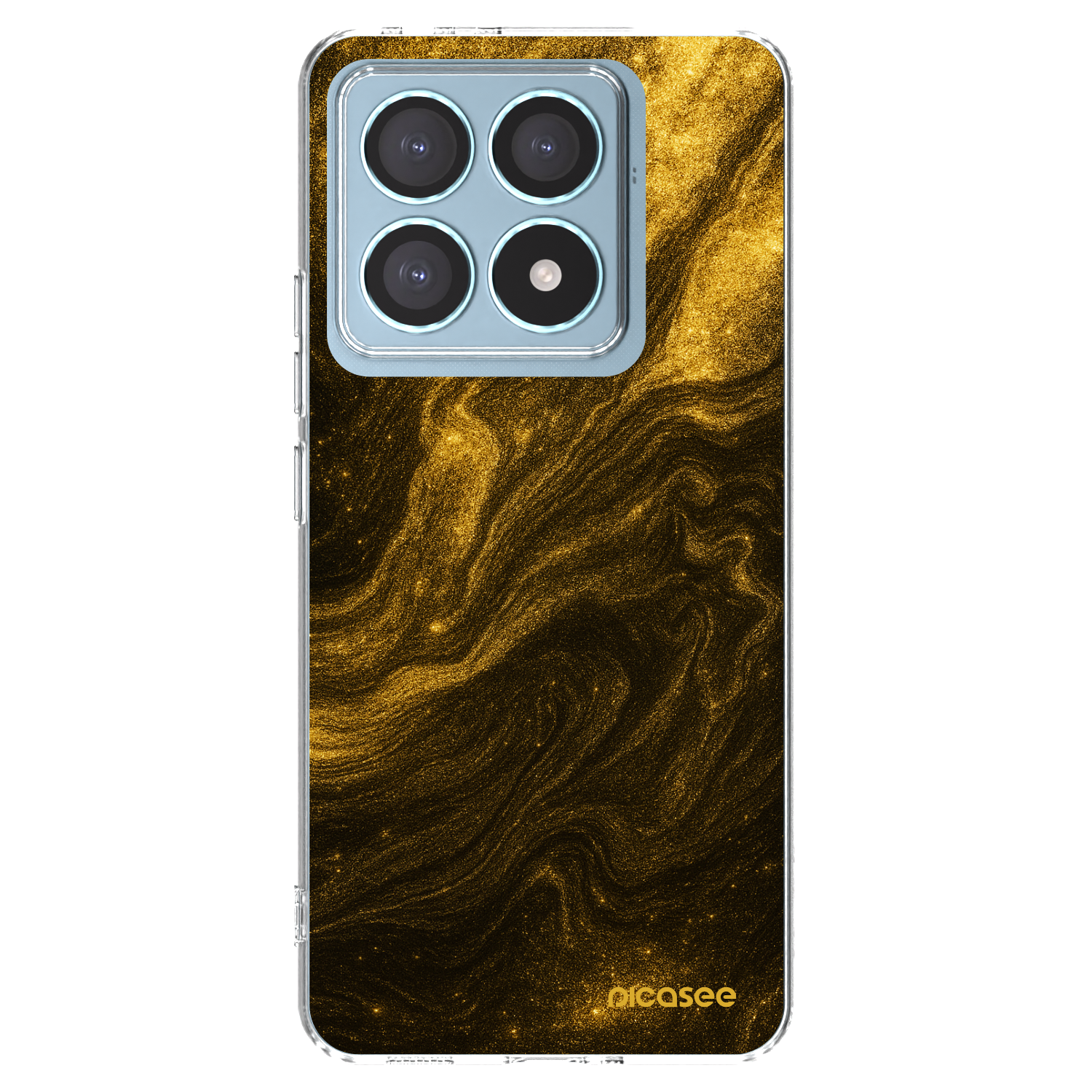 Picasee silikonska prozirna maskica za Xiaomi 14T Pro - Black