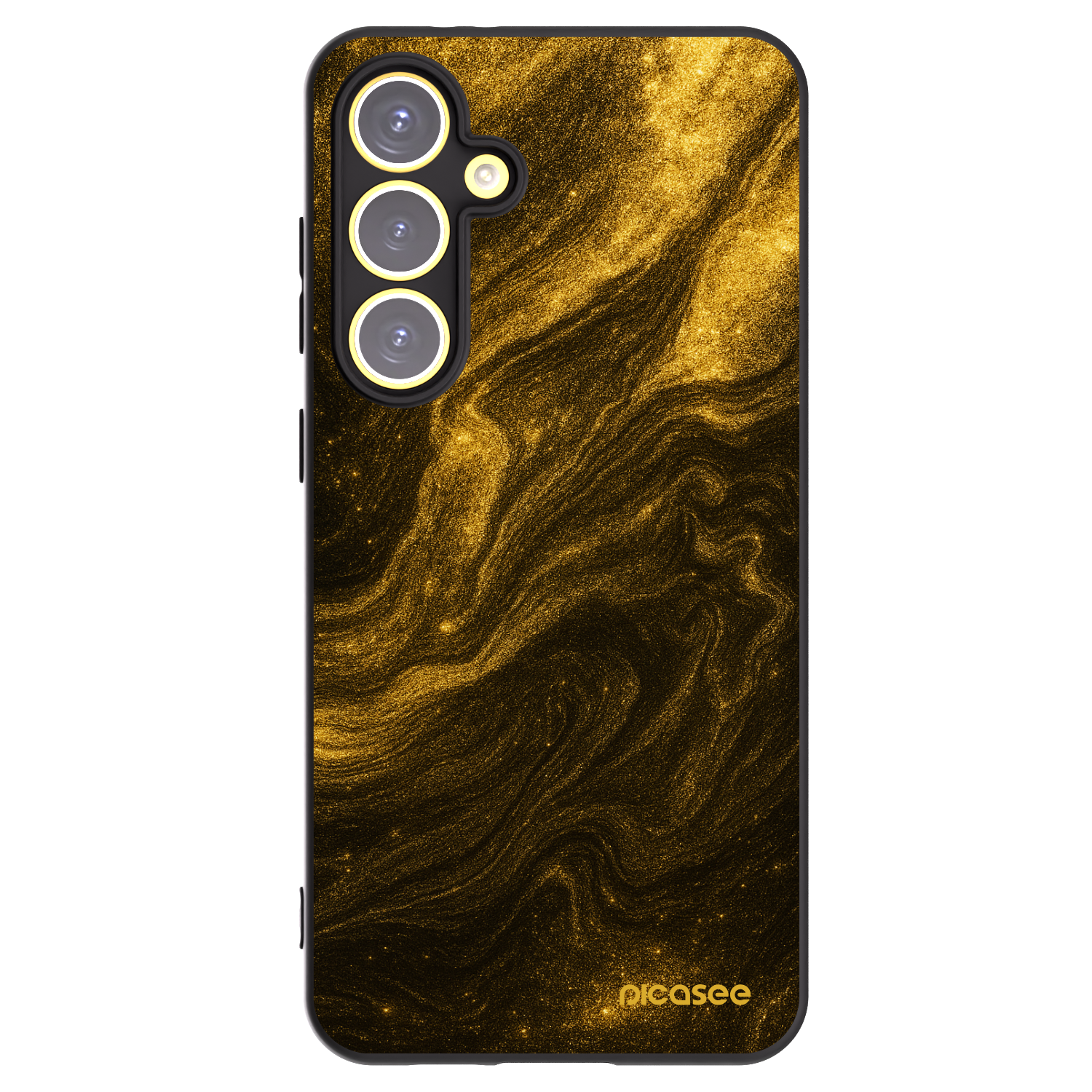 Picasee crna silikonska maskica za Samsung Galaxy S24 FE S721B - Black