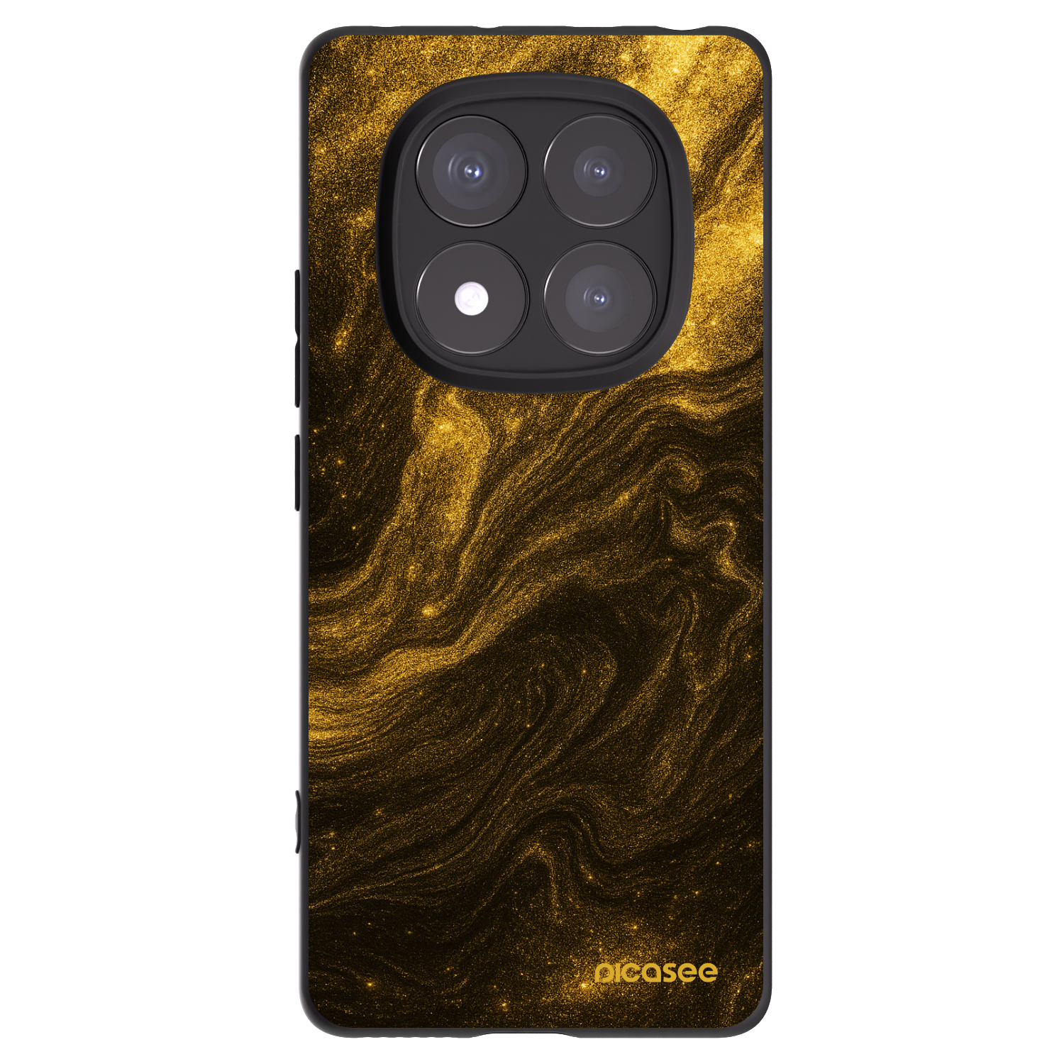 Picasee crna silikonska maskica za Xiaomi Redmi Note 14 Pro+ 5G - Black