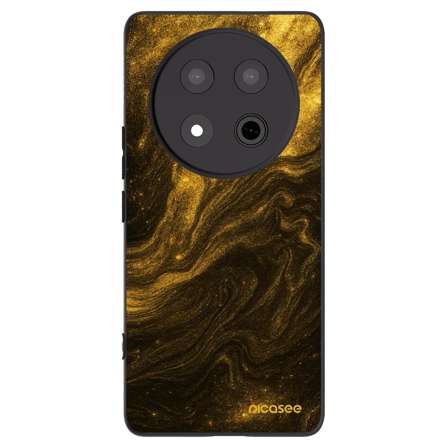 Picasee crna silikonska maskica za Honor Magic7 Lite 5G - Black