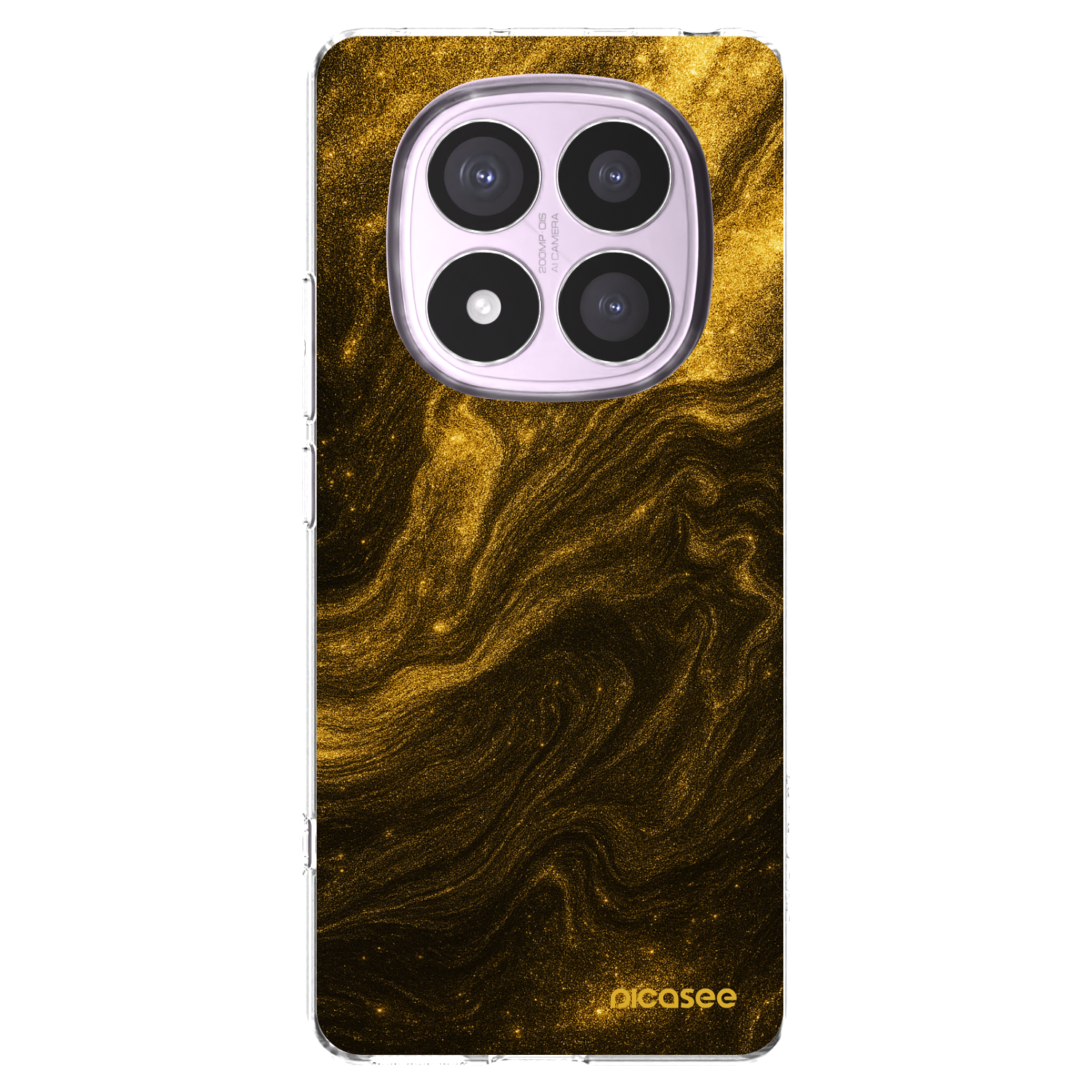 Picasee silikonska prozirna maskica za Xiaomi Redmi Note 14 Pro 4G - Black