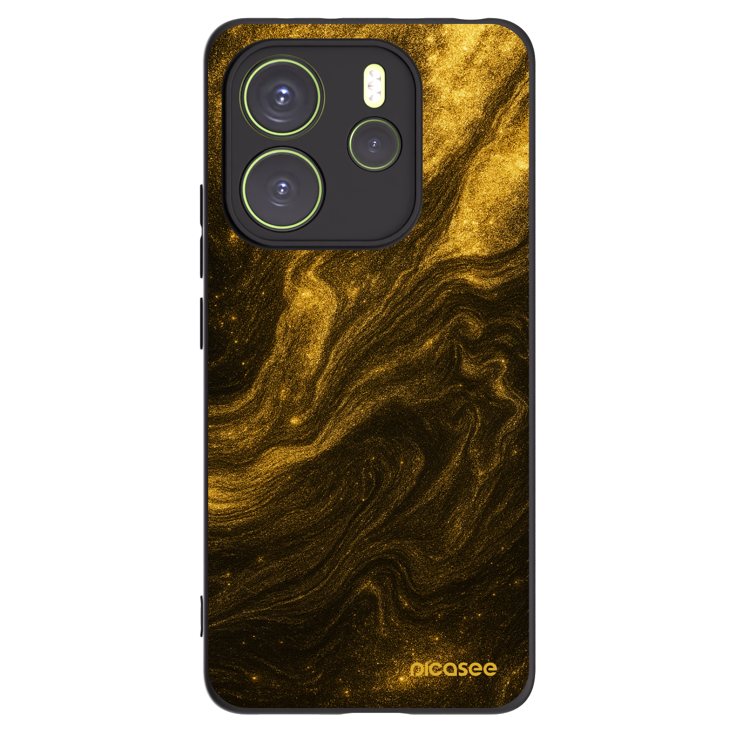 Picasee crna silikonska maskica za Xiaomi Redmi Note 14 4G - Black