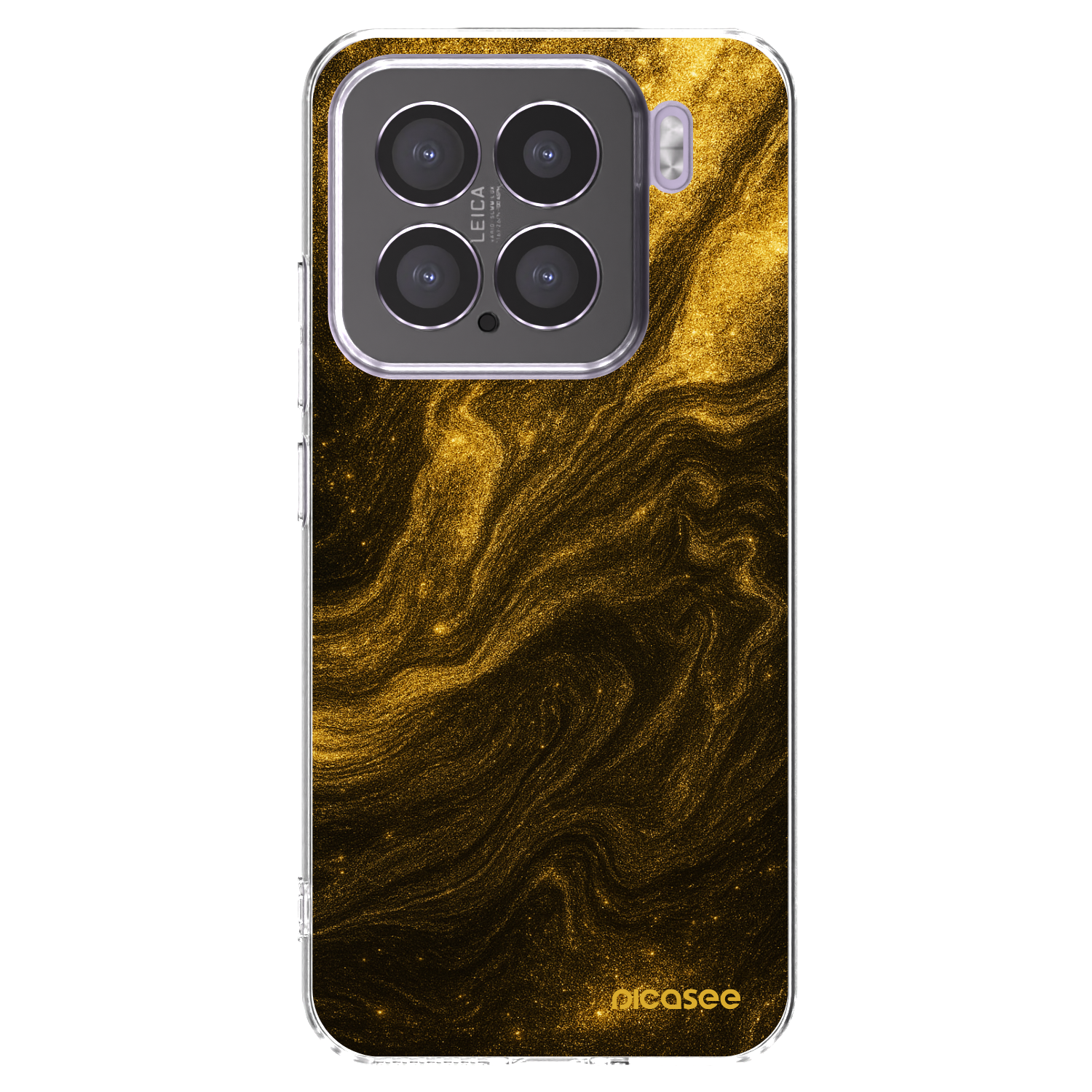 Picasee silikonska prozirna maskica za Xiaomi 15 - Black