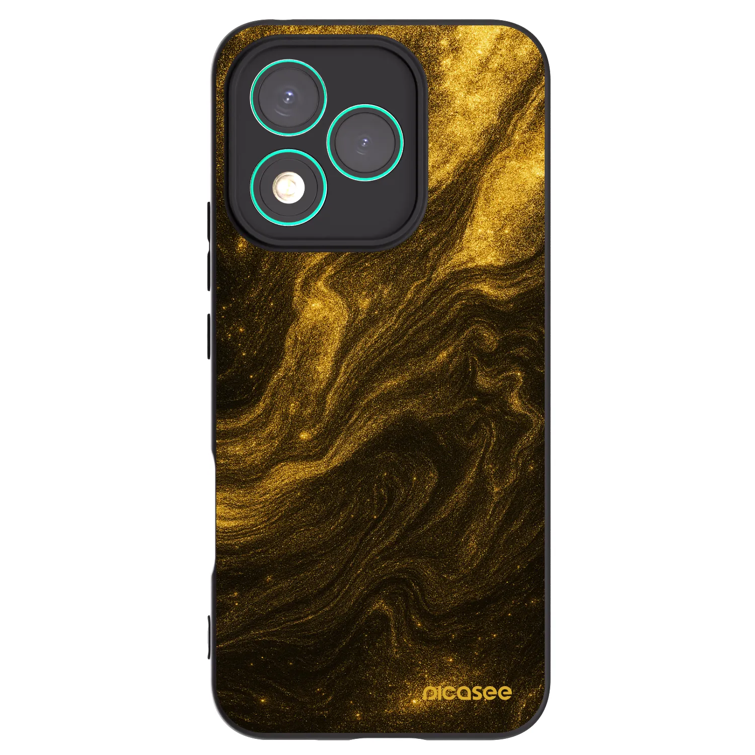 Picasee crna silikonska maskica za Honor 400 Lite 5G - Black