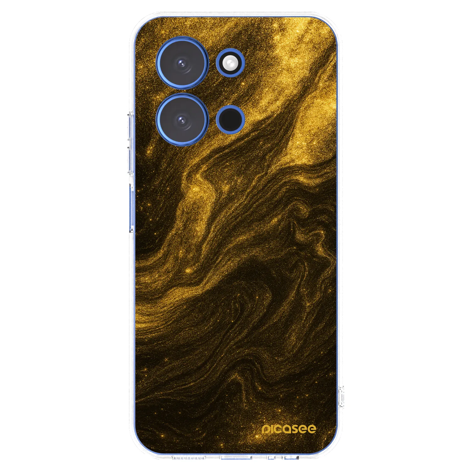Picasee silikonska prozirna maskica za Xiaomi Redmi 15C 4G - Black